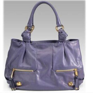 MARC JACOBS Lilac Parker Leather Bag